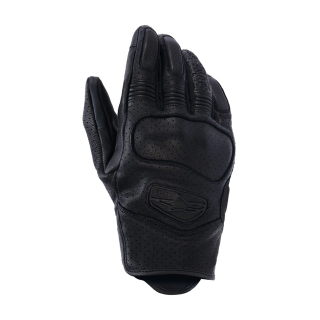 Alpinestars Mustang V3 Leather Men’s Motorcycle Gloves Black