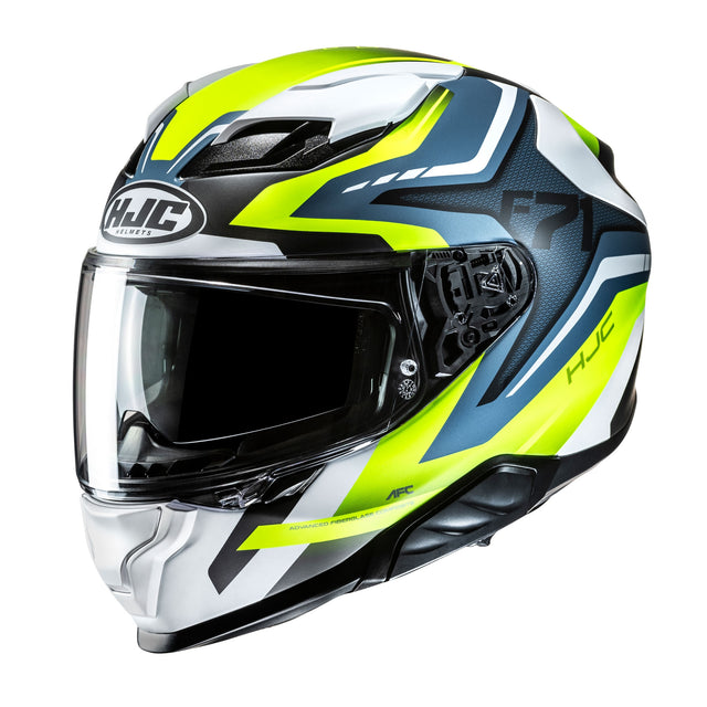 HJC F71 Fes Motorcycle Full Face Helmet Yellow