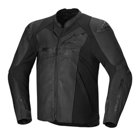 Alpinestars Faster V3 Motorcycle Leather Jacket Black