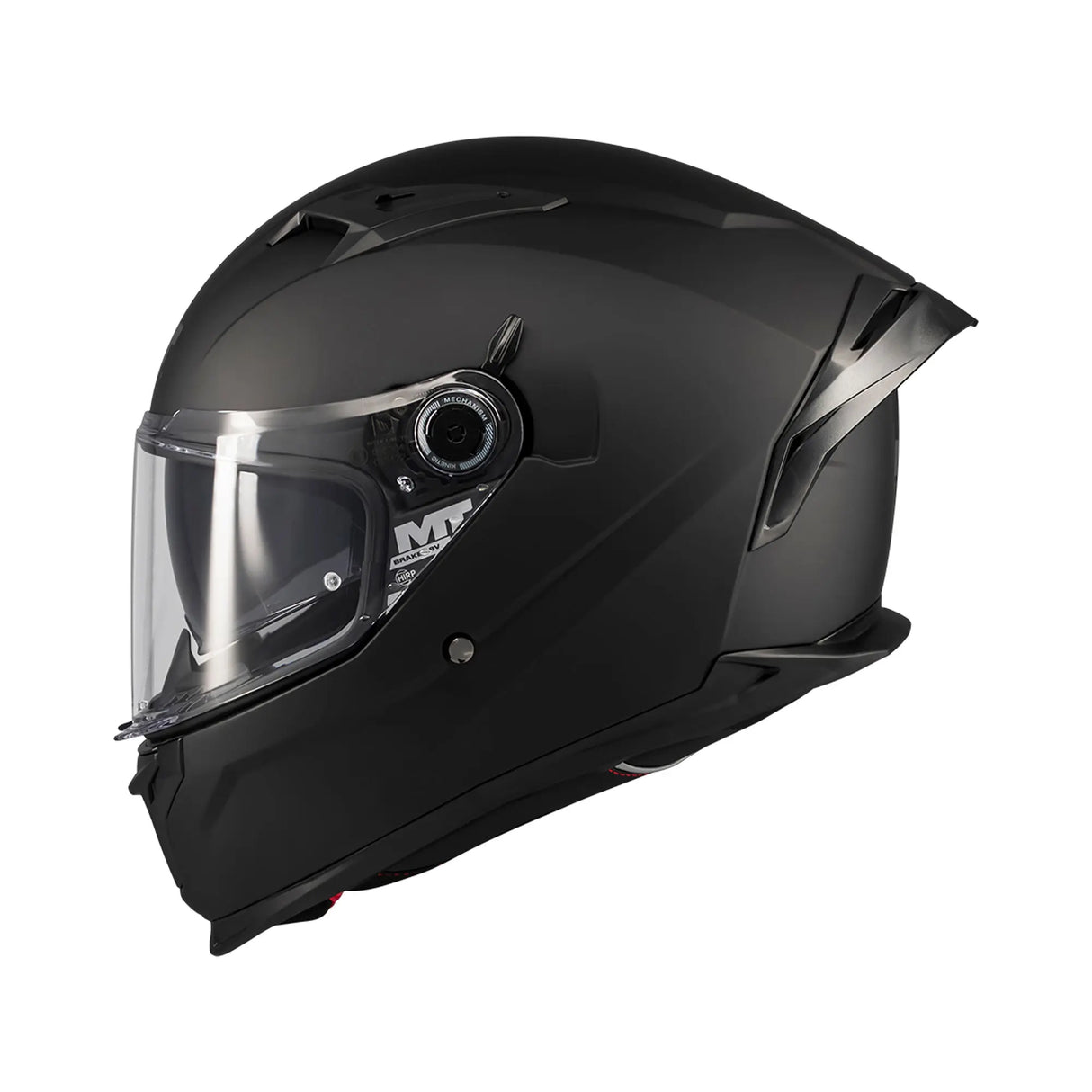 MT Braker SV Pure Motorcycle Full Face Helmet Matt Black