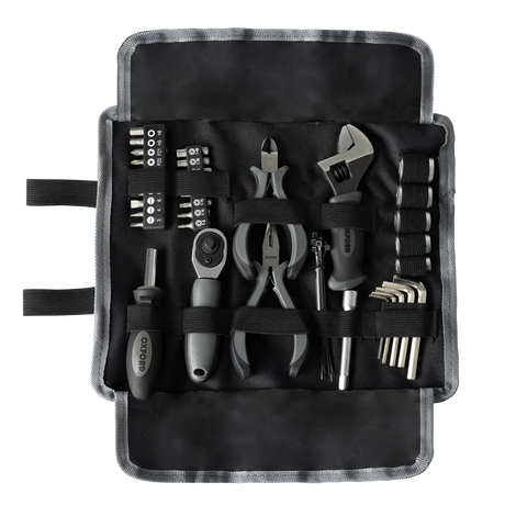 Oxford Motorcycle Biker Tool Roll PRO 35 Piece Set
