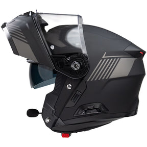 Sena Specter Smart Mesh Intercom Motorcycle Flip Front Helmet Black