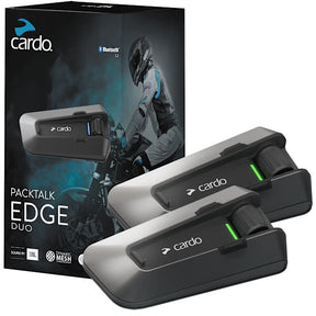 Cardo Packtalk Edge Mesh Bluetooth Intercom Duo