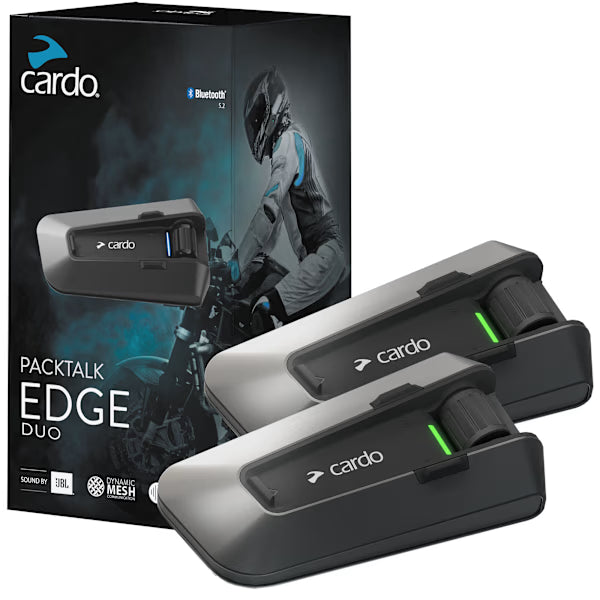 Cardo Packtalk Edge Mesh Bluetooth Intercom Duo