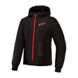 Alpinestars Radium Tech Motorcycle Armoured Hoodie Black Red