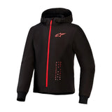 Alpinestars Radium Tech Motorcycle Armoured Hoodie Black Red
