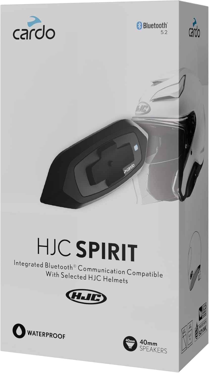 Cardo HJC Spirit Bluetooth Intercom for RPHA 31,60,71,71c,91,91c, I71, I91, F31, F71, F71c