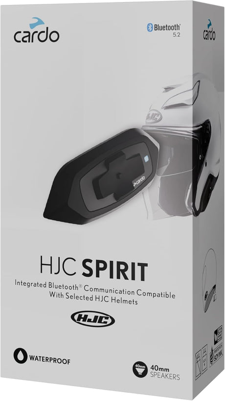 Cardo HJC Spirit Bluetooth Intercom for RPHA 31,60,71,71c,91,91c, I71, I91, F31, F71, F71c