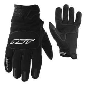 RST Rider CE Mens Motorcycle Gloves Black White
