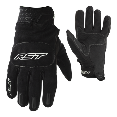 RST Rider CE Mens Motorcycle Gloves Black White