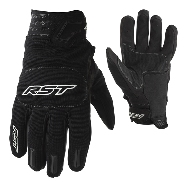 RST Rider CE Mens Motorcycle Gloves Black White