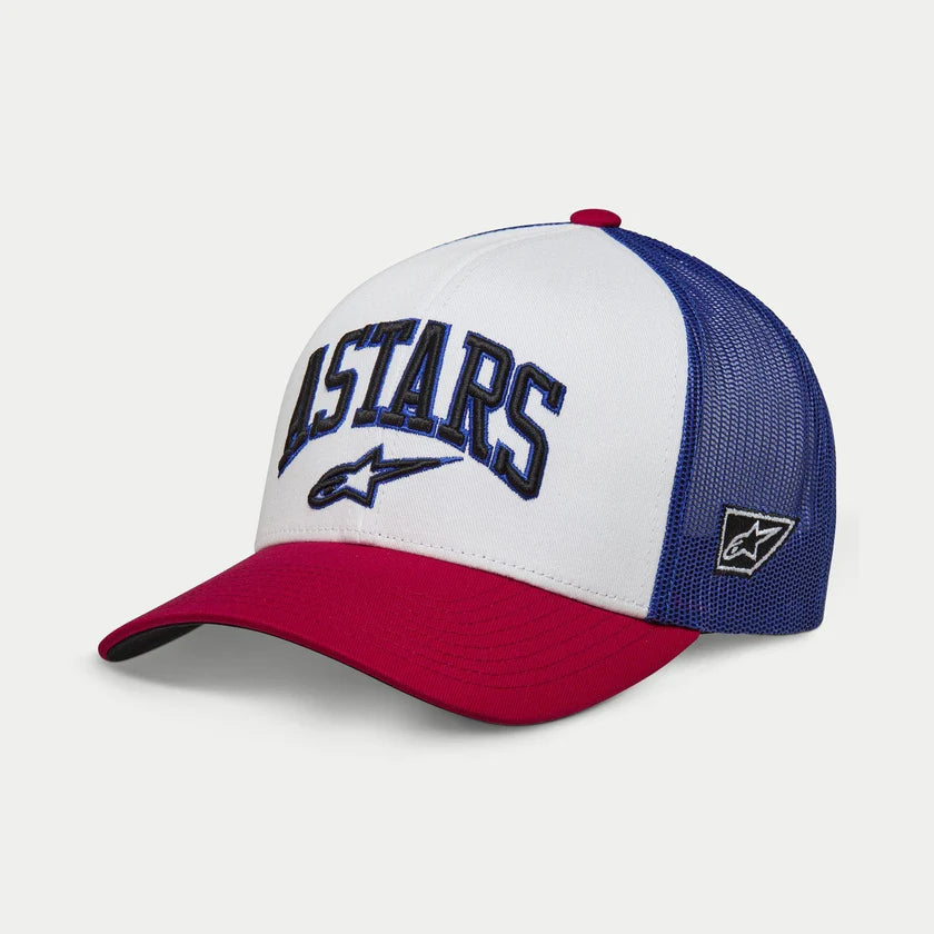 Alpinestars Dunker Trucker Hat Red White Blue