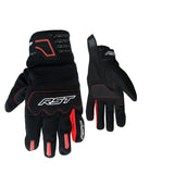 RST Rider CE Mens Motorcycle Gloves Black Red