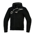 Alpinestars Chrome Superairflow Men’s Motorcycle Armoured Hoodie Black