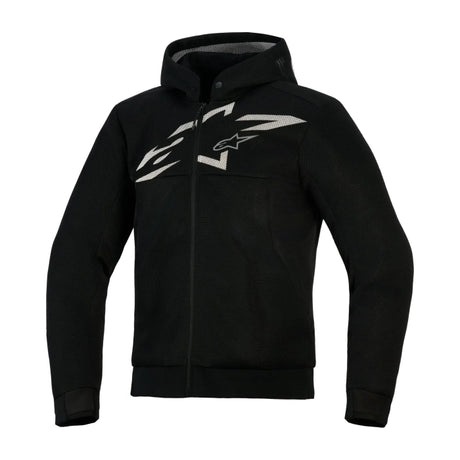 Alpinestars Chrome Superairflow Men’s Motorcycle Armoured Hoodie Black
