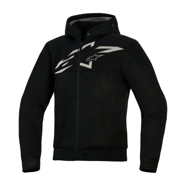 Alpinestars Chrome Superairflow Men’s Motorcycle Armoured Hoodie Black