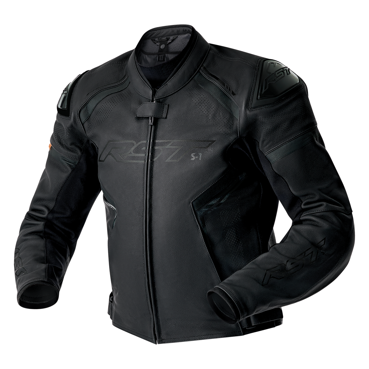 RST S1 D3O Ladies Leather Motorcycle Jacket Black