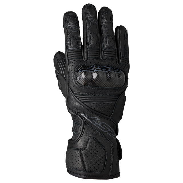 RST Fulcrum CE Mens Motorcycle Leather Gloves - Black