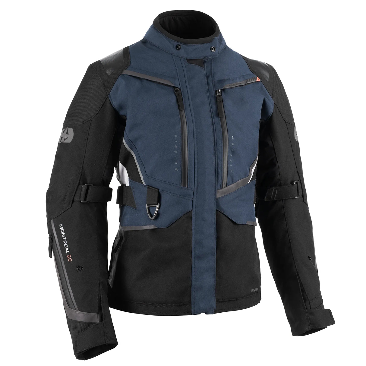 Oxford Montreal 5.0 Dry2Dry Women's Motorcycle Jacket Blue / Black / Coral