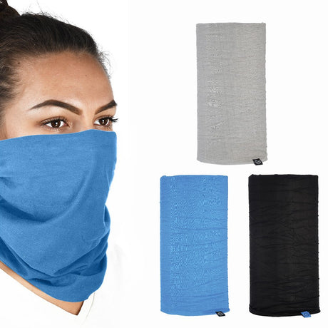 Oxford Comfy Neck Tube Base Layers Black Blue Grey 3 Pack
