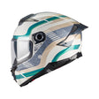 MT Thunder 4 R Relevant Motorcycle Full Face Helmet Gloss Grey Green