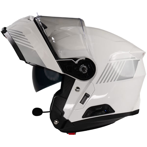 Sena Specter Smart Mesh Intercom Motorcycle Flip Front Helmet White