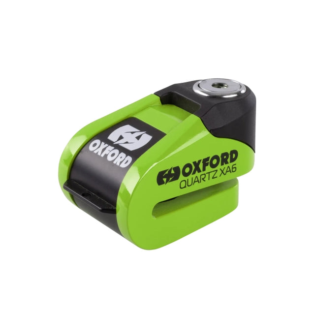 Oxford LK904 Quartz XA6 Motorcycle Alarm Disc Lock Green