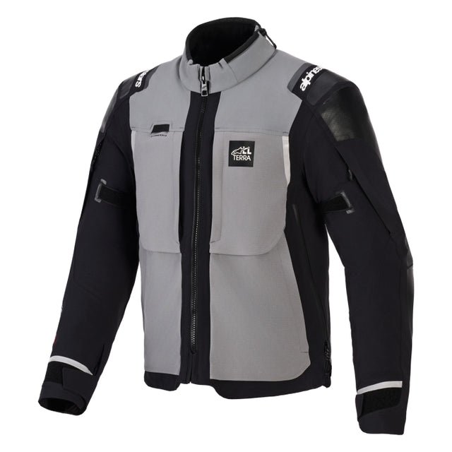 Alpinestars Andes Pro Drystar XF Men’s Motorcycle Jacket Grey Black