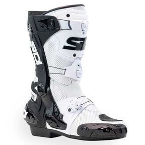 Sidi Rex Air CE Motorcycle Boots White Black