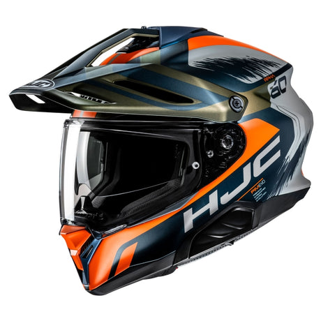 HJC RPHA 60 Quid Helmet Adventure Motorcycle Helmet Orange Black
