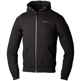RST Zip Through Urban CE Mens Textile Armoured Hoodie Black