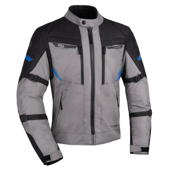 Oxford Toronto 1.0 D2D Men's Motorcycle Jacket Black / Grey / Blue