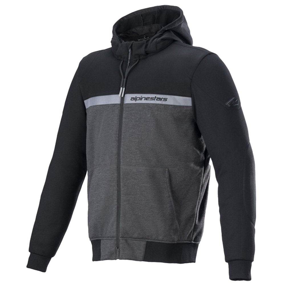 Alpinestars Chrome Street Armoured Hoodie Motorcycle Jacket Black