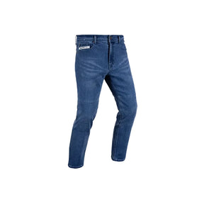 Oxford Original Approved Tailor AA Slim Motorcycle Men’s Jeans Mid Blue