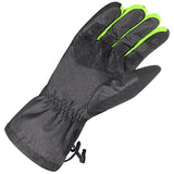 LS2 Thermorain Waterproof Gloves - Black / Hi-Vis Yellow