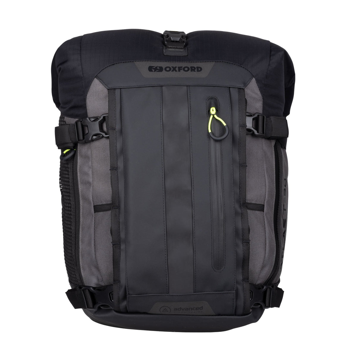 Oxford Atlas T-30 Advanced Tourpack Motorcycle Motorbike Luggage Tail Bag 30L Charcoal/Black