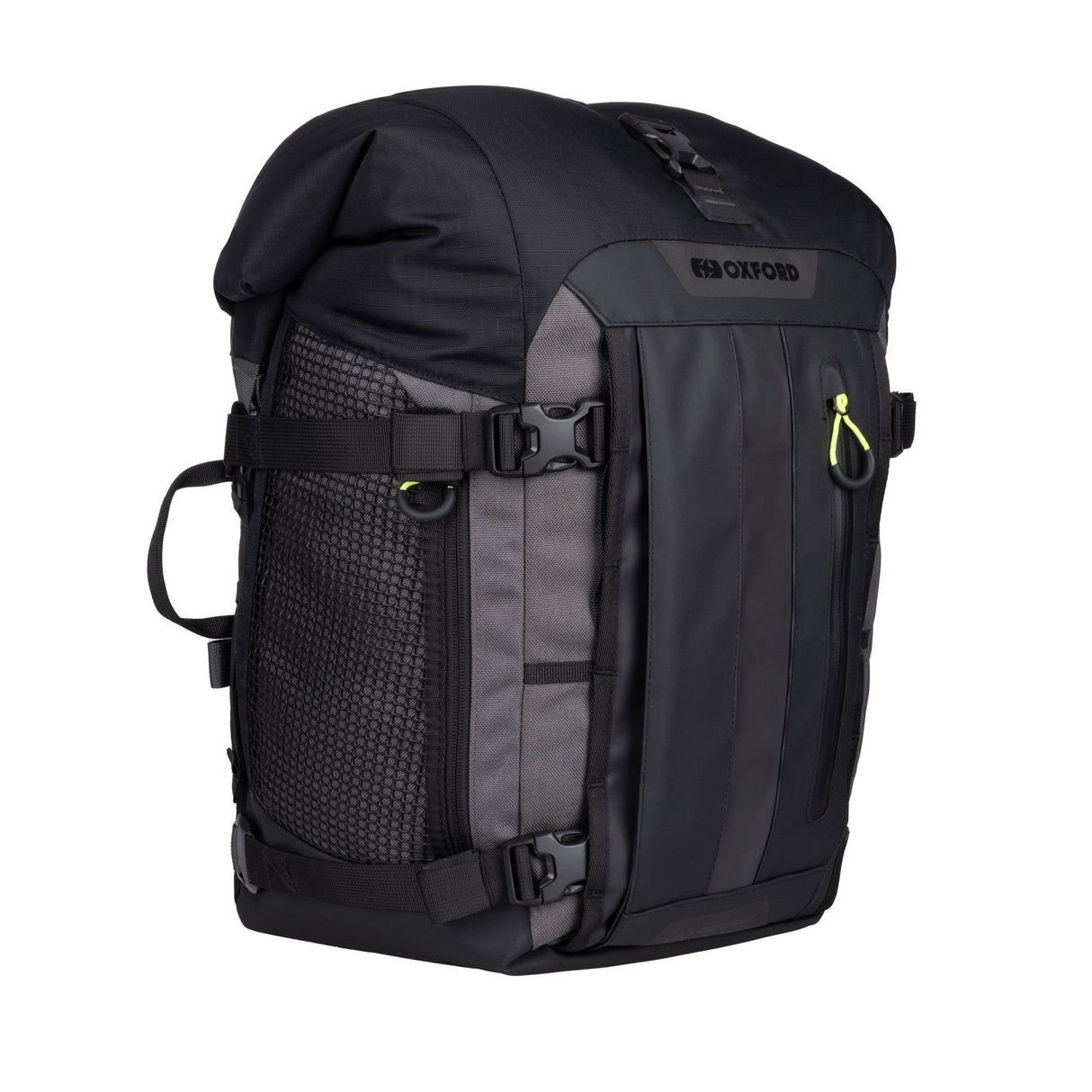 Oxford Atlas T-30 Advanced Tourpack Motorcycle Motorbike Luggage Tail Bag 30L Charcoal/Black