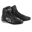 Alpinestars Faster 3 Shoes Black White Motorcycle Boots