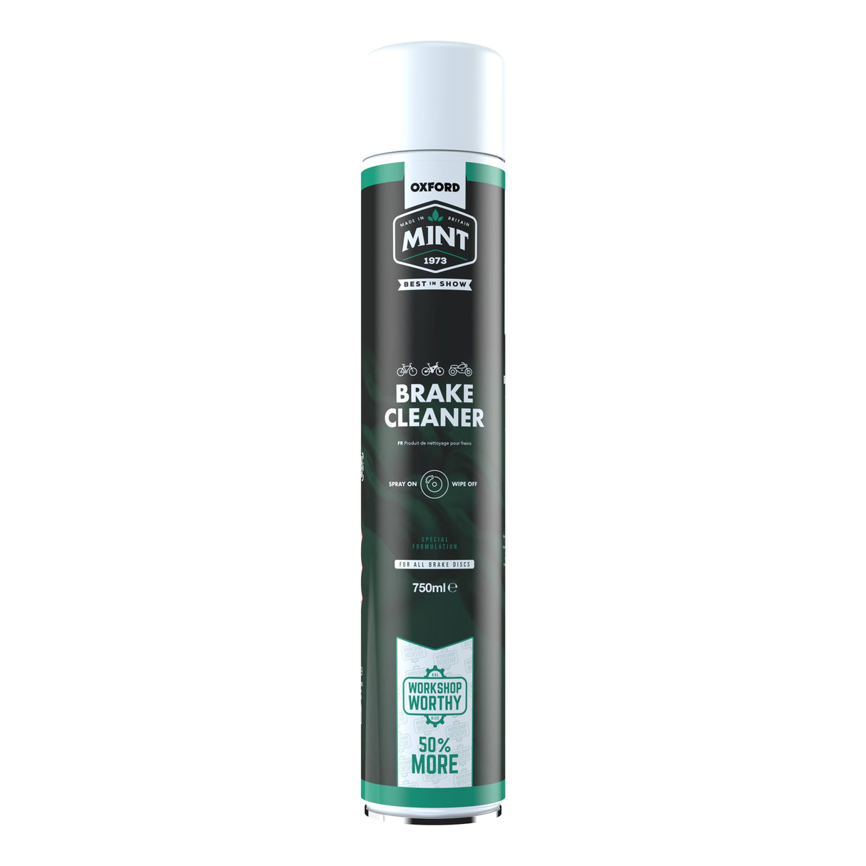 Oxford Mint OC222 Motorcycle Brake Cleaner 750ml