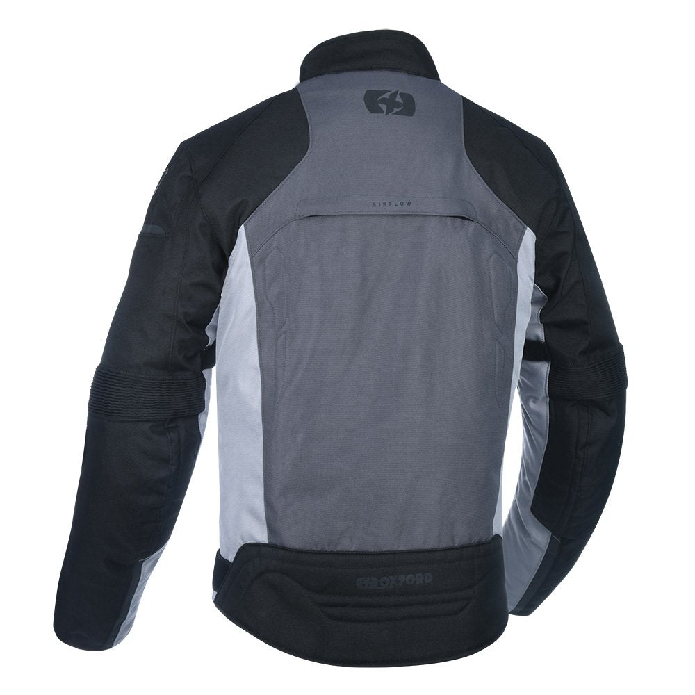 Oxford Delta 1.0 Motorcycle Jacket Black Grey Red