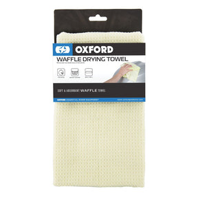 Oxford OX239 Motorcycle Cleaning Maintenance Waffle Fast Drying Towel 80X40cm