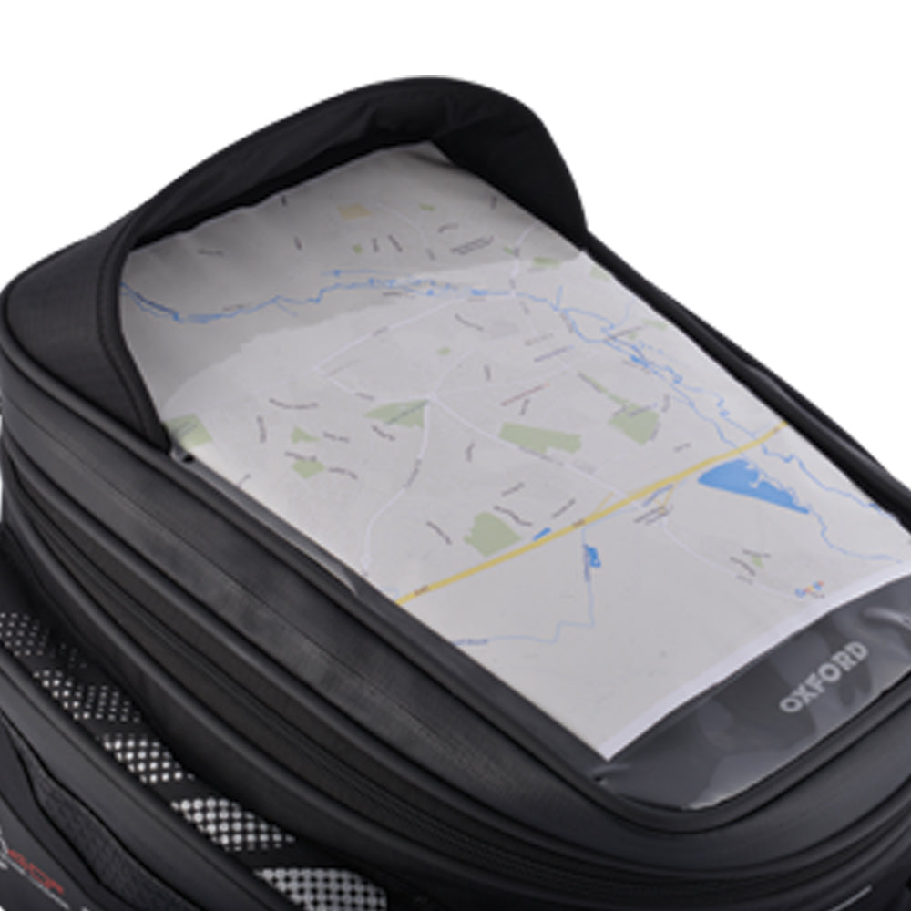 Oxford OL241 Luggage Q20R Quick Release Motorcycle Motorbike Tank Bag 20L Black