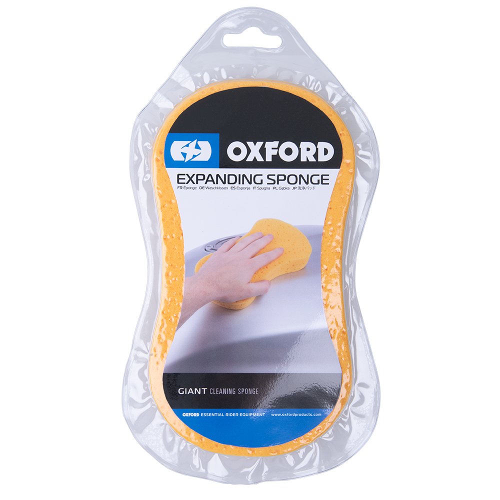 Oxford OX249 Motorcycle Bicycle Car Expanding Sponge Yellow