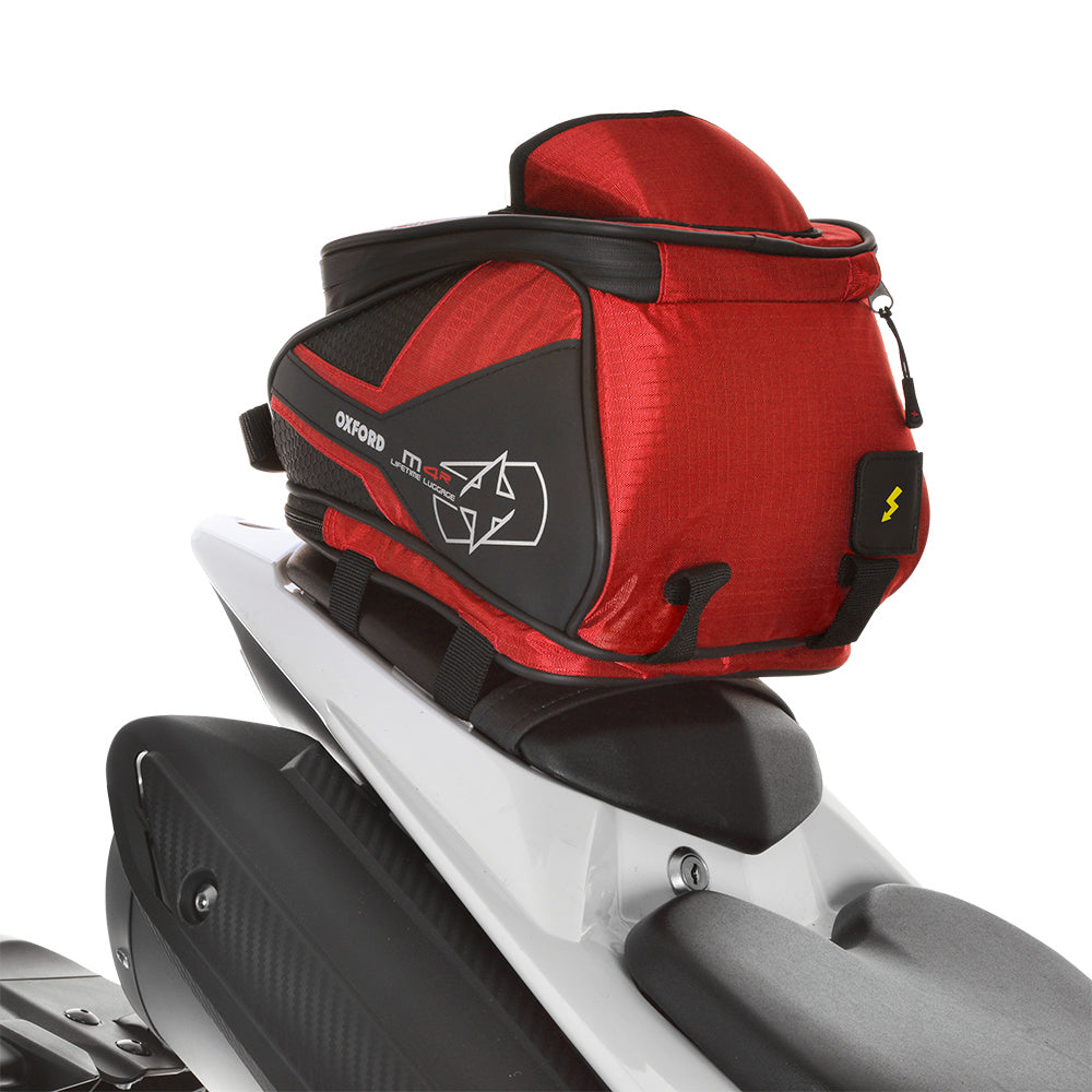 Oxford OL256 Luggage M4R Magnetic Motorcycle Motorbike Tank Bag 4L Red