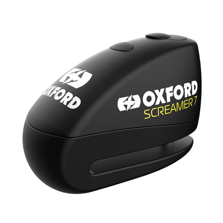 Oxford LK289 Screamer 7 Motorcycle Alarm Disc Lock 100dB Black