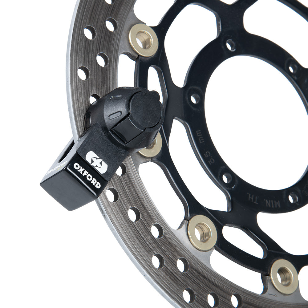 Oxford LK292 Mini T Motorcycle Scooter Disc Lock Security Black