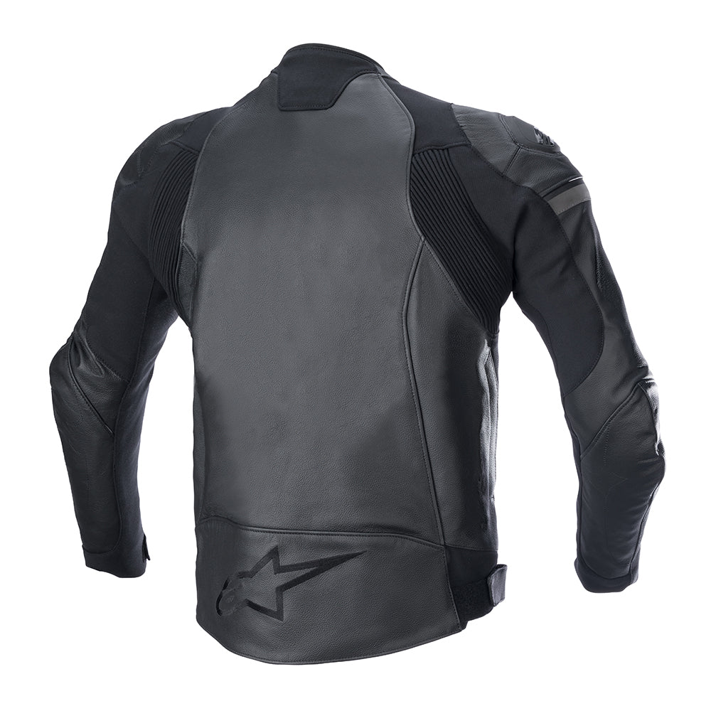 Alpinestars Gp Force Armoured Motorcycle Leather Jacket Black