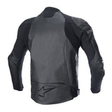 Alpinestars Gp Force Armoured Motorcycle Leather Jacket Black