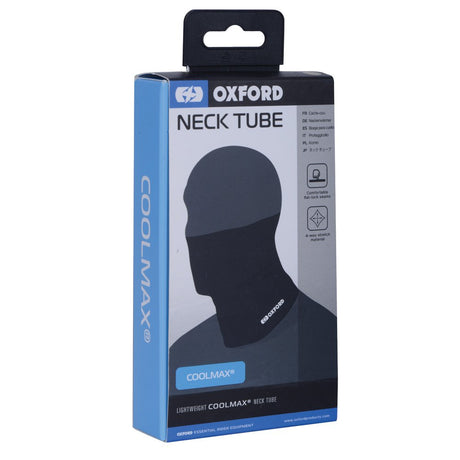 Oxford Motorcycle Neck Tube Coolmax Black