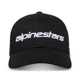 Alpinestars Linear Wordmark 2.0 Hat Baseball Black White